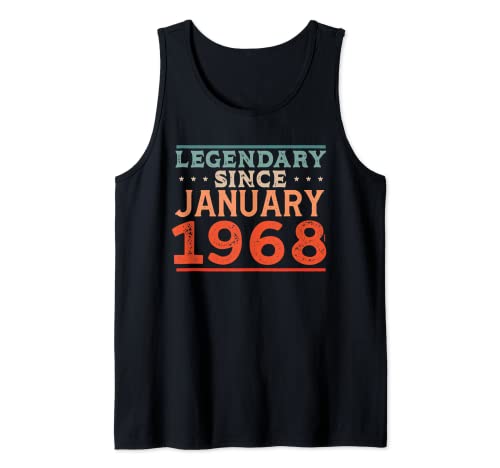 Comprar Legendaria desde Catálogo enero 1968 Fiesta cumpleaños retro los años 60 Camiseta sin Mangas Rebajas 2025 | regaloscumple.com