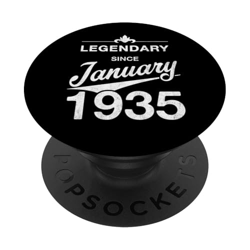Comprar BlackFriday 90 cumpleaños Nacido en Enero 1935 Vintage 90 años PopSockets PopGrip Adhesivo Rebajas 2024 | regaloscumple.com