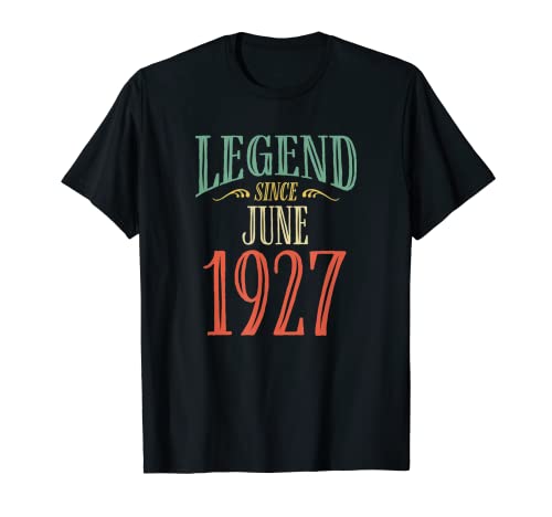 Comprar Catálogo Diseño cumpleaños la leyenda desde junio 1927 Camiseta Top Precio 2024 | regaloscumple.com