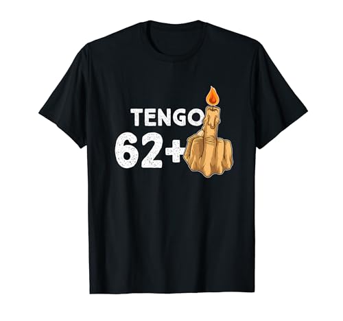Comprar 62+1 Dedo Medio Vela De Cumpleaños Para El Navidad 63º Cumpleaños Camiseta Ofertas 2025 | regaloscumple.com