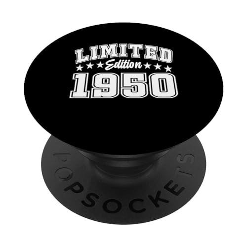 Consigue ahora Edición limitada 1950 Cumpleaños 1950 Edición Cumpleaños Promoción PopSockets PopGrip Intercambiable Top Precio 2024 | regaloscumple.com