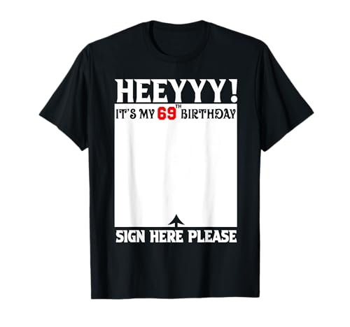 Comprar Es mi cumpleaños 69 divertido Catálogo fiesta cumpleaños 69 años Camiseta Ofertas 2025 | regaloscumple.com