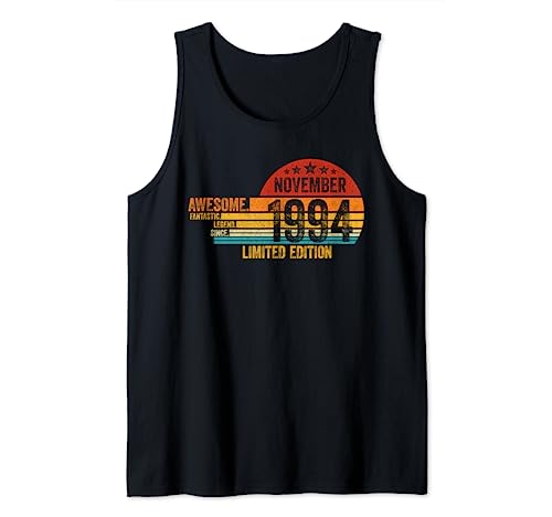 Consigue ahora Navidad Regalo De Cumpleaños Impresionante Desde Noviembre 1994 Camiseta sin Mangas Top Precio 2024 | regaloscumple.com