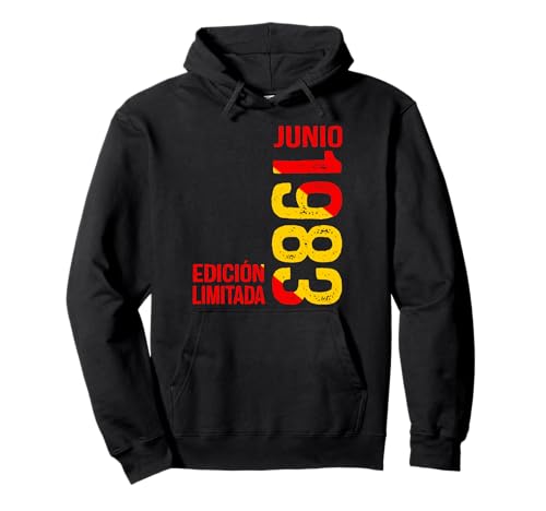 Comprar Junio 1983 42 Años Cumpleaños Hombre Regalo Sudadera con Promoción Capucha Ofertas 2025 | regaloscumple.com