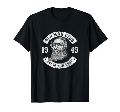 Consigue Ideas para regalar ahora Cumpleaños 1949 Hombre Mujer Original Old Man Club Member Camiseta Rebajas 2024 | regaloscumple.com
