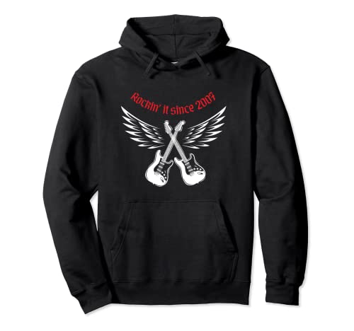 Consigue ahora Guitarra eléctrica metal rock guitarrista cumpleaños BlackFriday 2007 Sudadera con Capucha Top Precio 2025 | regaloscumple.com