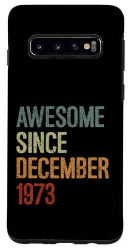 Comprar Carcasa para Galaxy S10 Impresionante desde diciembre 1973 Navidad regalo cumpleaños divertido retro Ofertas 2024 | regaloscumple.com