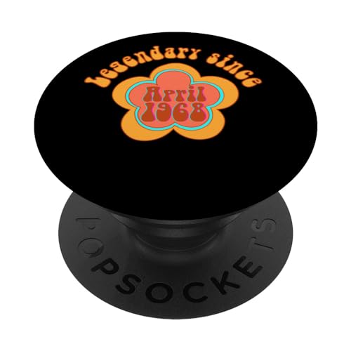 Comprar Nacido en abril 1968 Cumpleaños Legendario desde 1968 PopSockets PopGrip Regalos Intercambiable Top Precio 2025 | regaloscumple.com