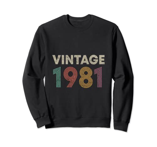 Comprar Cumpleaños 1981 Ideas para regalar Sudadera Ofertas 2023 | regaloscumple.com