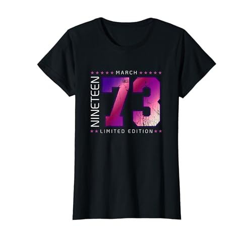 Comprar 1973 BlackFriday marzo Mes Año nacimiento Cumpleaños Camiseta Ofertas 2024 | regaloscumple.com