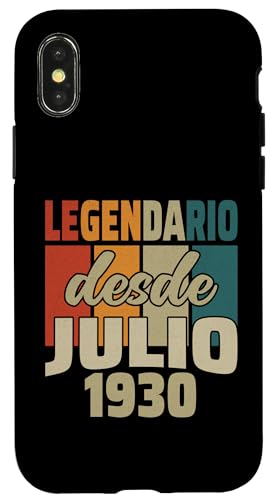 Consigue ahora Carcasa para iPhone X/XS Legendario Desde Julio 1930 - Promoción Cumpleaños 94 Años Rebajas 2024 | regaloscumple.com