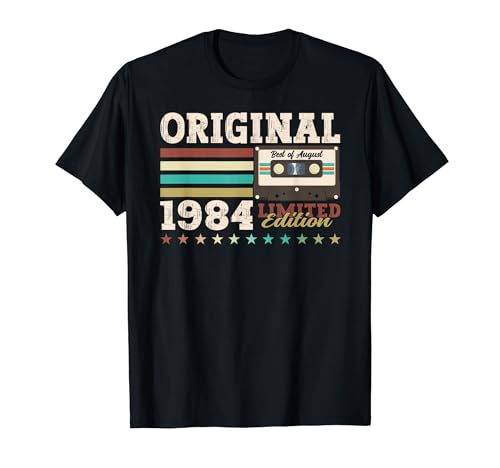 Oferta 40 hombre Vendimia Casete Camiseta