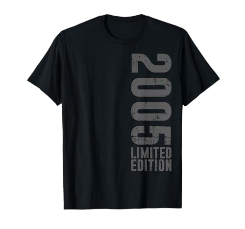 Comprar Diseño cumpleaños edición limitada y vintage nacido Cumpleaños en 2005 Camiseta Top Precio 2024 | regaloscumple.com