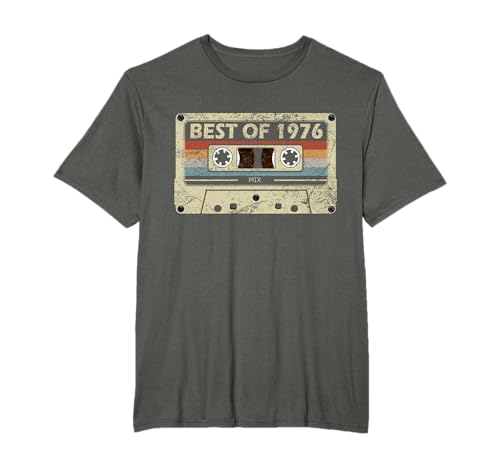 Comprar Regalo cumpleaños 45 años cassette música best of 1976 Catálogo Camiseta Ofertas 2025 | regaloscumple.com