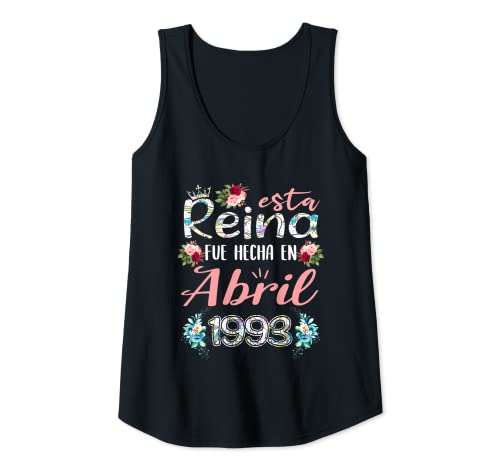 Consigue ahora Mujer Perfecta Cumpleaños para Mujer Nacida en Abril 1993 BlackFriday Camiseta sin Mangas Ofertas 2024 | regaloscumple.com