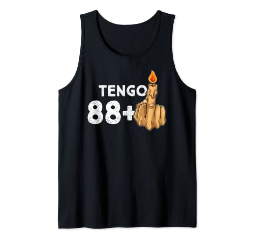 Consigue Ideas para regalar ahora 88+1 Dedo Medio Vela De Cumpleaños Para El 89º Cumpleaños Camiseta sin Mangas Top Precio 2025 | regaloscumple.com