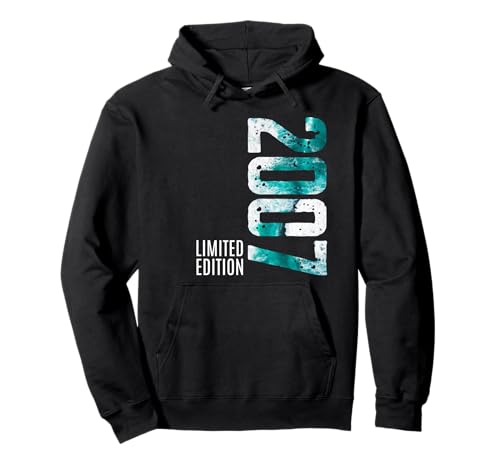 Comprar 18 años chica chico 2007 cumpleaños Ideas para regalar 18 edition limitada 2007 Sudadera con Capucha Top Precio 2024 | regaloscumple.com