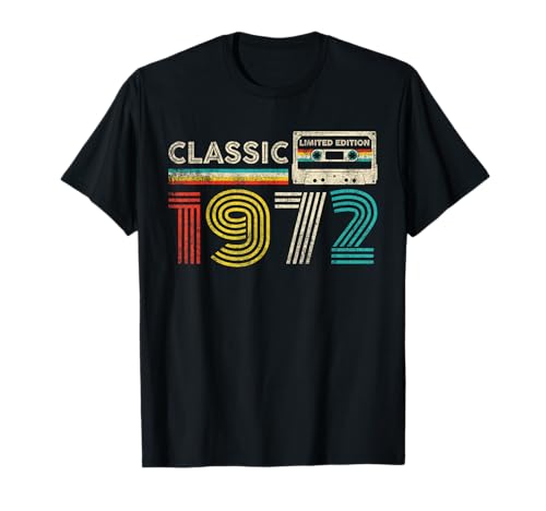 Consigue ahora Cinta casete clásica retro 1972 Ideas para regalar con idea cumpleaños 1972 vintage Camiseta Top Precio 2025 | regaloscumple.com