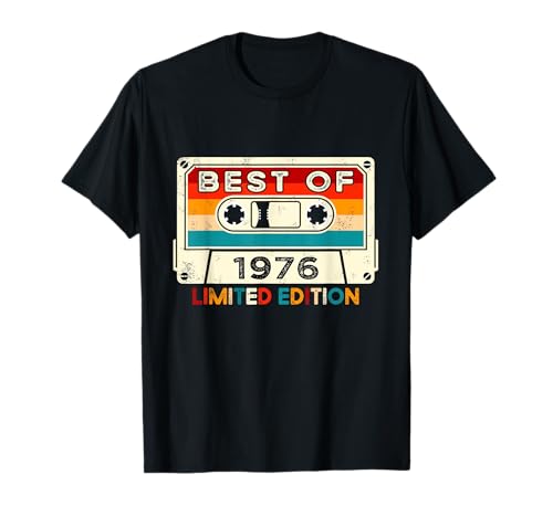 Comprar 45 Años Hombre Cumpleaños Fabricado En 1976 Regalo Camiseta Promoción Rebajas 2025 | regaloscumple.com