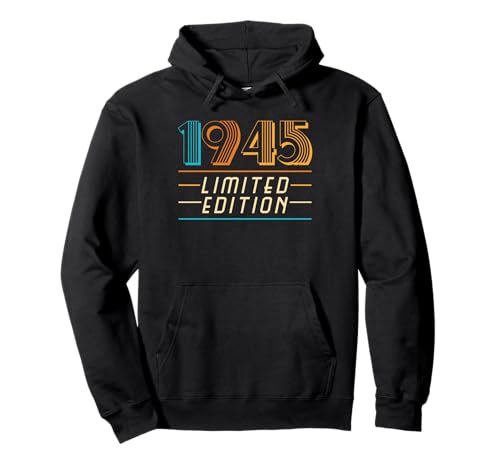 Comprar 77.a edición limitada regalo Promoción cumpleaños 1945 Sudadera con Capucha Rebajas 2024 | regaloscumple.com