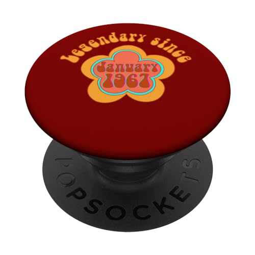 Consigue Catálogo ahora Nacido en enero 1967 Cumpleaños Legendario desde 1967 PopSockets PopGrip Intercambiable Rebajas 2023 | regaloscumple.com