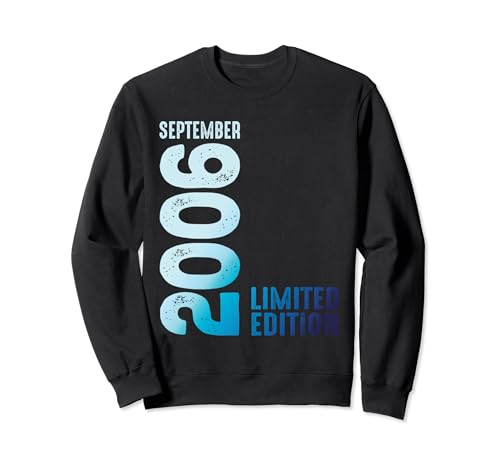Comprar Septiembre 2006 Año 2006 Retro 2006 Regalos Vintage Edición Limitada Sudadera Ofertas 2024 | regaloscumple.com