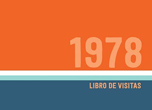 Comprar 1978 Libros Visitas: Libro visitas para fiestas cumpleaños estilo Navidad retro para que la familia y los amigos inserten saludos y mensajes | 100 páginas Top Precio 2025 | regaloscumple.com