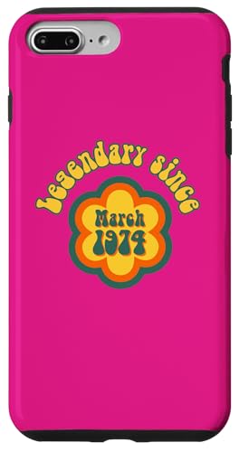 Consigue ahora Carcasa para iPhone 7 Plus/8 Plus Regalos Nacido en marzo 1974 Cumpleaños Legendario desde 1974 Top Precio 2024 | regaloscumple.com