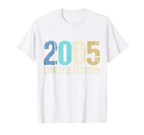 Consigue ahora 18 cumpleaños niño niña 18 años 2005 divertido regalo Catálogo Camiseta Rebajas 2024 | regaloscumple.com