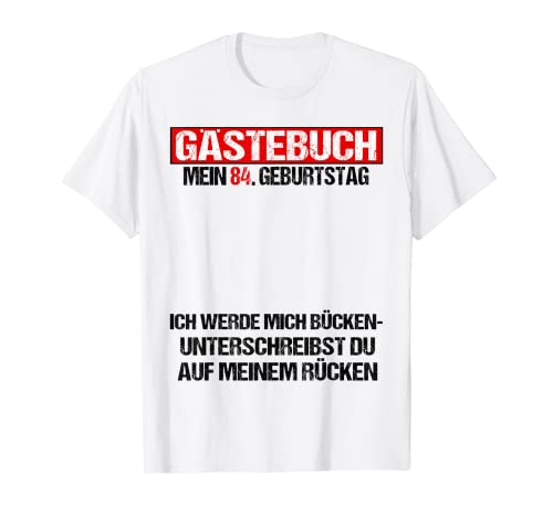 Oferta Libro 84 hombre divertido cumpleaños Camiseta