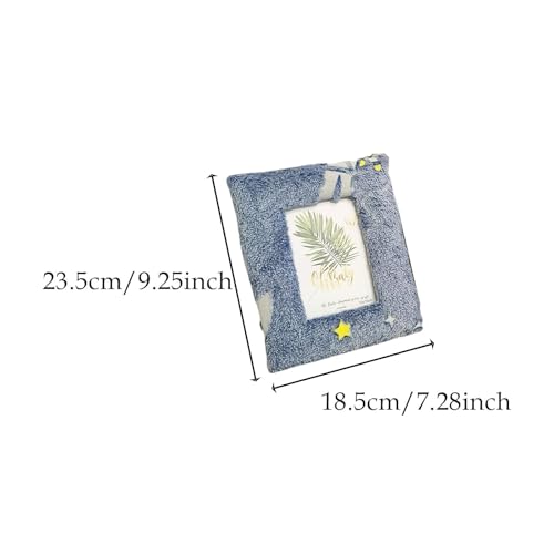 Comprar ahora KESOTO Marco   Imagen Femenino Decoración   Acero   Choque   Cumpleaños   Cumpleaños Marco   Fotos Decorativo para El Tablero Nocturno  Azul  18.5 Cm X 23.5 Cm