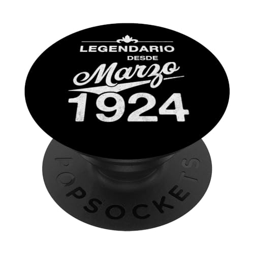 Comprar 100 cumpleaños Nacido en Marzo Catálogo 1924 Vintage 100 años PopSockets PopGrip Intercambiable Rebajas 2025 | regaloscumple.com