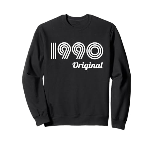 Comprar 1990 Original - Divertido cumpleaños retro Cumpleaños del año nacimiento Sudadera Ofertas 2025 | regaloscumple.com