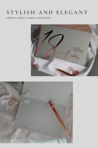 Top Precios Tarjeta cumpleaños Happy 18 Tarjeta 18 con y sello