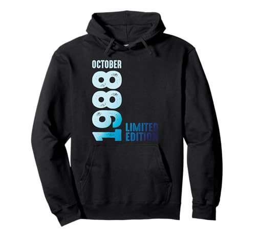 Consigue ahora Octubre Promoción 1988 Edición Limitada Año 1988 Cumpleaños 1988 Sudadera con Capucha Rebajas 2024 | regaloscumple.com