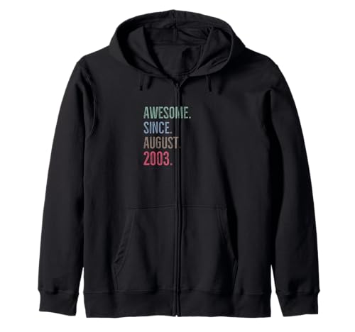 Consigue ahora Catálogo Impresionante desde agosto 2003 Edad Cumpleaños Idea Sudadera con Capucha Top Precio 2024 | regaloscumple.com