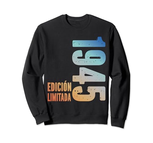 Comprar 79 Años Edición limitada Regalo Cumpleaños Hombres BlackFriday 1945 Sudadera Rebajas 2024 | regaloscumple.com