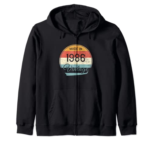 Consigue ahora Cumpleaños 1986 Sudadera con Ideas para regalar Capucha Rebajas 2024 | regaloscumple.com