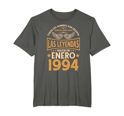 Comprar Cumpleaños Hombre Regalos Las Leyendas Enero 1994 Catálogo Camiseta Rebajas 2024 | regaloscumple.com