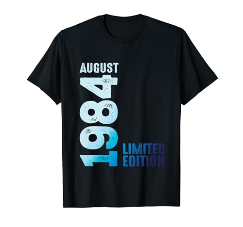 Consigue ahora Agosto 1984 Año 1984 Retro 1984 Vintage Edición Limitada Regalos Camiseta Rebajas 2024 | regaloscumple.com