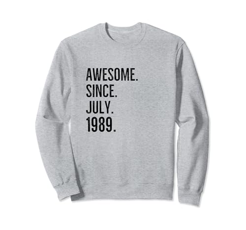 Consigue ahora Impresionante idea cumpleaños edad Navidad desde julio 1989 Sudadera Ofertas 2024 | regaloscumple.com