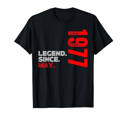 Oferta Nacido mayo Leyenda vintage mayo Camiseta