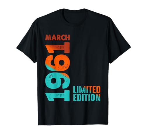 Comprar Edición Limitada 1961 Marzo 1961 Catálogo Camiseta Ofertas 2025 | regaloscumple.com