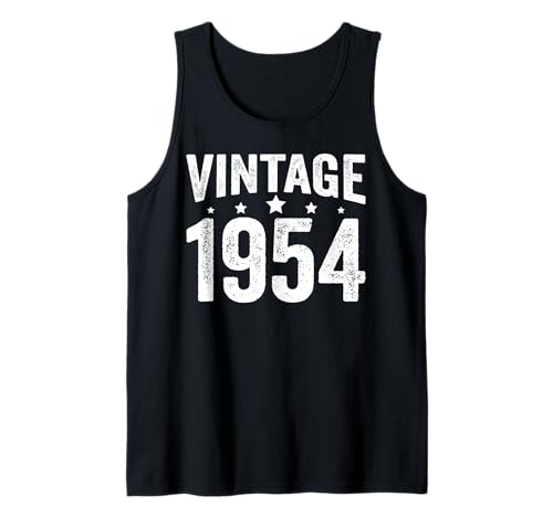 Comprar Camiseta cumpleaños vintage 1954 año 19454 Camiseta sin Mangas Ideas para regalar Top Precio 2024 | regaloscumple.com