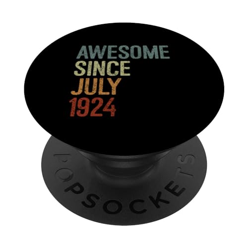 Comprar Impresionante desde julio 1924 regalo cumpleaños divertido retro PopSockets Regalos PopGrip Intercambiable Ofertas 2024 | regaloscumple.com