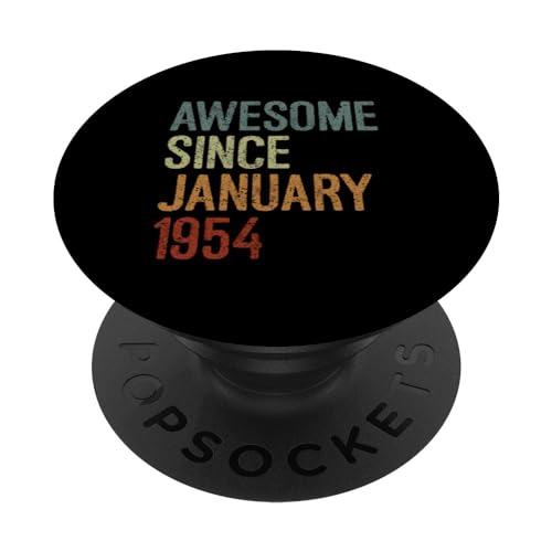Comprar Impresionante desde enero 1954 regalo Ideas para regalar cumpleaños divertido retro PopSockets PopGrip Intercambiable Top Precio 2024 | regaloscumple.com