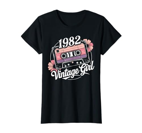 Comprar 43 años mujer vintage BlackFriday 1982 cumpleaños 43 retro 1982 Camiseta Rebajas 2025 | regaloscumple.com