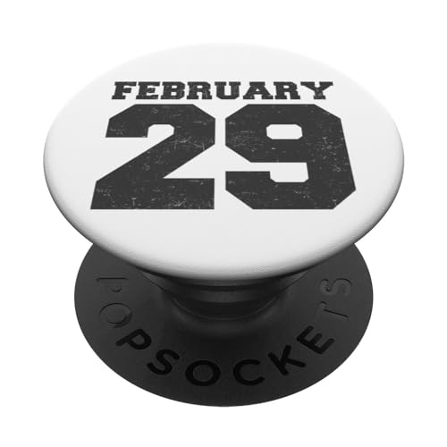 Consigue ahora Año bisiesto Cumpleaños 29 febrero Cumpleaños 29 febrero Ideas para regalar 29 febrero PopSockets PopGrip Intercambiable Ofertas 2025 | regaloscumple.com