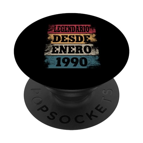 Consigue ahora BlackFriday Legendario Desde Enero 1990 - Cumpleaños 35 Años PopSockets PopGrip Intercambiable Top Precio 2024 | regaloscumple.com