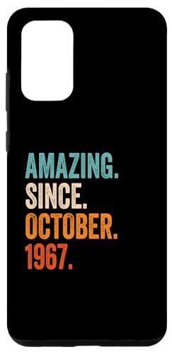 Comprar Carcasa para Galaxy S20+ Amazing Since October 1967 Regalos años 57 aniversario cumpleaños Rebajas 2024 | regaloscumple.com